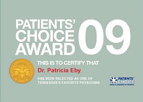 Patients' Choice Award by Vitals 2009