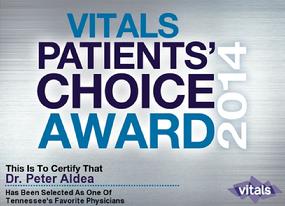 Patients' Choice Award by Vitals 2014