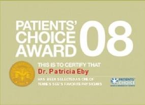 Patients' Choice Award by Vitals 2008