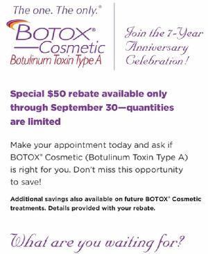 Botox savings