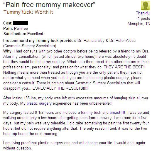 Memphis Mommy makeover